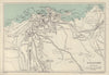 ILFRACOMBE vintage tourist town city plan. Devon. WARD LOCK 1932 old map