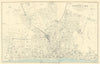 BRIGHTON & HOVE vintage town/city plan. Sussex. WARD LOCK 1922 old antique map