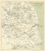 THE NORFOLK BROADS. Great Yarmouth Lowestoft Beccles Norwich. WARD LOCK 1919 map