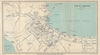 LLANDUDNO vintage town/city plan. Wales. WARD LOCK 1913 old antique map chart
