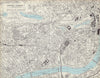 Central London 2. Chelsea Westminster Belgravia Pimlico. WARD LOCK 1970 map