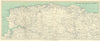 EXMOOR & NORTH/SOMERSET COAST. Bideford Barnstaple Ilfracombe Minehead 1926 map