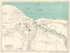 LYNTON & LYNMOUTH vintage town/city plan. Devon. WARD LOCK 1926 old map