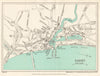 RAMSEY vintage town/city plan. Isle of Man. WARD LOCK 1938 old vintage map