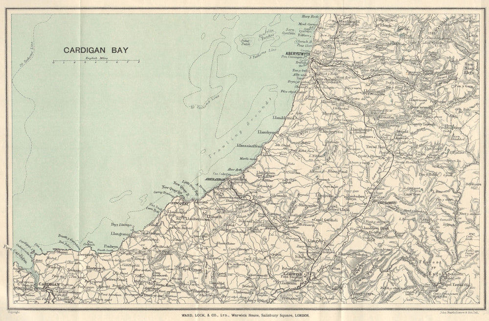 NORTH CENTRAL WALES. Ellesmere Bala Llangollen Wrexham Oswestry 1950 old map