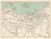COLWYN BAY vintage town/city plan. Wales. WARD LOCK 1933 old vintage map chart