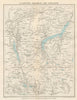 ULLSWATER, GRASMERE & THIRLMERE. Lake District. Cumbria. WARD LOCK 1926 map
