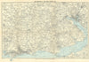 THE NEW FOREST & environs. Bournemouth Southampton Ringwood. WARD LOCK 1929 map