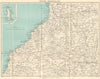 WIDEMOUTH BAY-PENTIRE POINT COAST. Tintagel Boscastle Lundy Launceston 1951 map