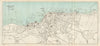 MARGATE vintage town city plan. Westgate-on-Sea Birchington. WARD LOCK 1929 map