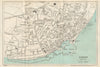 RAMSGATE vintage tourist town city resort plan. Kent. WARD LOCK 1929 old map