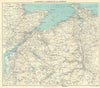 NW WALES. Llandudno Caernarvon Snowdonia Anglesey Bangor. WARD LOCK 1951 map