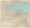 EDINBURGH environs. Portobello Leith Dunfermline Dalkeith. WARD LOCK 1957 map