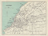 CLEVEDON vintage tourist city town plan. Somerset. WARD LOCK 1928 old map
