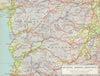 Central Wales. Welshpool Barmouth Aberystwyth Dolgellau. WARD LOCK 1966 map