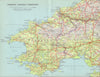 Pembrokeshire. Cardigan Carmarthen Haverfordwest St. David's. WARD LOCK 1966 map