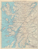WESTERN SCOTLAND. Skye Mull Highlands Inverness-shire. WARD LOCK c1962 old map
