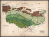 KENT Geological map. STANFORD 1907 old antique vintage plan chart