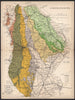 LINCOLNSHIRE Geological map. STANFORD 1907 old antique vintage plan chart
