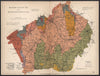 WARWICKSHIRE AND WORCESTERSHIRE Geological map. STANFORD 1907 old antique