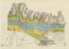 BURGUNDY BOURGOGNE VINEYARD MAP Côte de Beaune - Beaune Pommard RODIER 1920