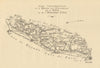 Vignobles de la Côte d'Or. Burgundy Bourgogne wine map RODIER 1935 old