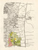 BURGUNDY BOURGOGNE VINEYARD MAP Côte Nuits - Marsannay-la-Côte Fixin RODIER 1948