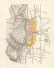 BURGUNDY BOURGOGNE VINEYARD MAP Côte de Nuits Villages - Premeaux RODIER 1948