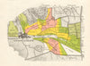 BURGUNDY BOURGOGNE VINEYARD MAP Côte de Beaune - Savigny-les-Beaune RODIER 1948