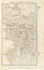Siege of Toulon 1793. War of the First Coalition. Var 1817 old antique map