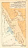 Port Bail. Gouey sea coast chart. D-Day planning map. Manche. ADMIRALTY 1943
