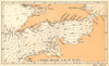 English Channel currents 3 hours before high water at Dover. ADMIRALTY 1943 map