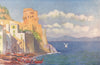 NAPOLI. 'Cetara' by Augustine Fitzgerald. Naples 1904 old antique print