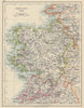 CONNACHT CONNAUGHT. Galway Mayo Sligo Leitrim. West Ireland. JOHNSTON 1910 map