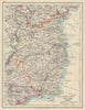 LEINSTER. Meath Dublin Longford Wexford Wicklow. SE Ireland. JOHNSTON 1910 map