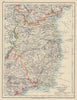 LEINSTER. Meath Dublin Longford Wexford Wicklow. SE Ireland. JOHNSTON 1910 map