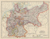 EMPIRE OF GERMANY. States. Prussia Bavaria Alsace Lorraine. JOHNSTON 1910 map