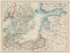 BALTIC SEA. Sweden Prussia Denmark Livonia Courland Finland. JOHNSTON 1910 map