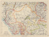 BRITISH INDIA NW. Rajputana (Rajasthan) Sindh Gujarat Malwa. JOHNSTON 1910 map