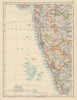 BRITISH INDIA SW. Bombay Mysore Malabar Coast Lakkadives. JOHNSTON 1910 map
