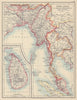 BURMA CEYLON SIAM MALAY PENINSULA. Assam Singapore Thailand JOHNSTON 1910 map
