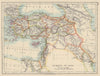 OTTOMAN TURKEY IN ASIA. Cyprus Levant Mesopotamia Palestine. JOHNSTON 1910 map