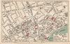 LONDON WEST END. Theatres Cinemas. Principal Hotels Restaurants. BACON 1925 map