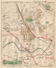 NW LONDON. Wembley Sudbury Alperton Park Royal Hanger Lane. BACON 1925 old map