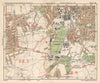 SE LONDON. Charlton Woolwich Shooters Hill Eltham Kidbrooke. BACON 1925 map