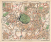 SE LONDON. Sydenham Upper Norwood Crystal Palace Sydenham Penge. BACON 1925 map