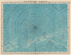 ASTRONOMY. Map of the Stars. The South Pole. Constellations. JOHNSTON 1901