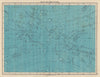 ASTRONOMY. Star map. Andromeda Pegasus Aries Pisces Aquarius. JOHNSTON 1901