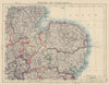 EAST ENGLAND. East Anglia/Midlands Norfolk Suffolk Cambridgeshire 1901 old map