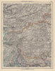 MID SCOTLAND. West Cairngorms Perthshire Invesrness-shire. JOHNSTON 1901 map